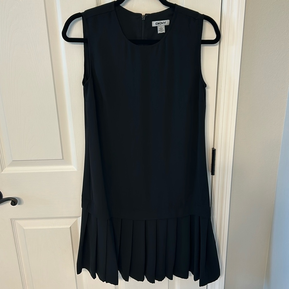 DKNY Pleated Swing Dress